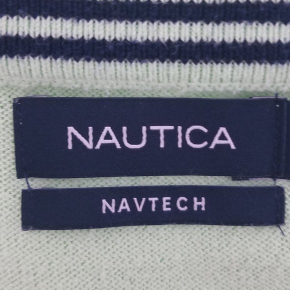 Mens NAUTICA Navtech V-neck Sweater - Picture 7 of 9